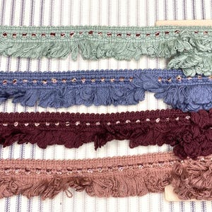 Decorator Trim, Vintage Loop Fringe Upholstery Trim, Finishing Trimmings Furniture, Pillows, Lampshades, Draperies