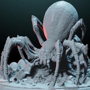 Phase Spider / Miniaturas impresas en 3D para TTRPG / Personajes enemigos / Dungeons and Dragons / DnD / Figuras de fantasía / Para Game Masters