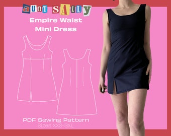 fitted mini dress pattern Signature Dress Sewing Pattern main image 0
