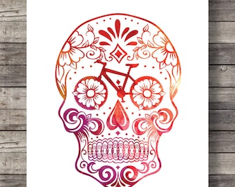sugar skull bike