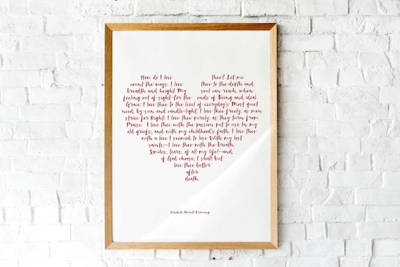 Valentine How Do I Love Thee Let Me Count The Ways Etsy Valentine How Do I Love Thee Let Me Count The Ways Etsy