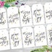 Printable Calligraphy Christmas Gift Tags, Hand Lettered Modern ...