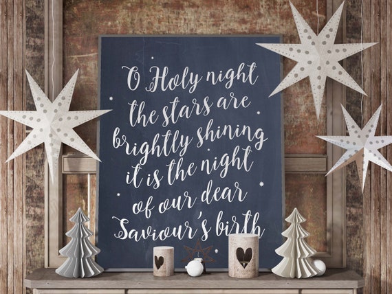 O Holy Night Printable Lyrics, Origins, and Video