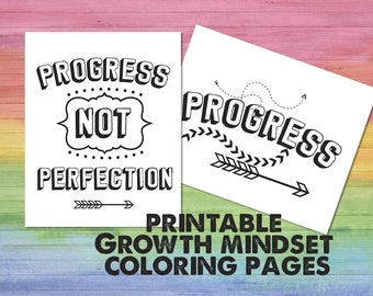 Growth mindset, classroom printable coloring pages, mindset coloring pages, homeschool printable