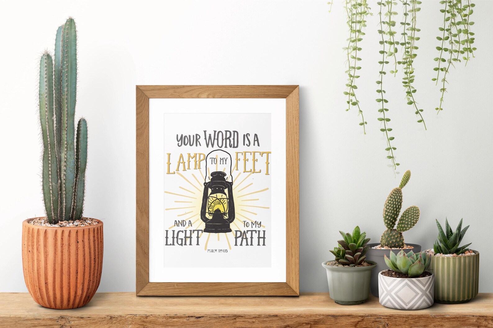 Bible Verse | Your Word is a Light to My Path | Psalm 119v105 | INSTANT ...