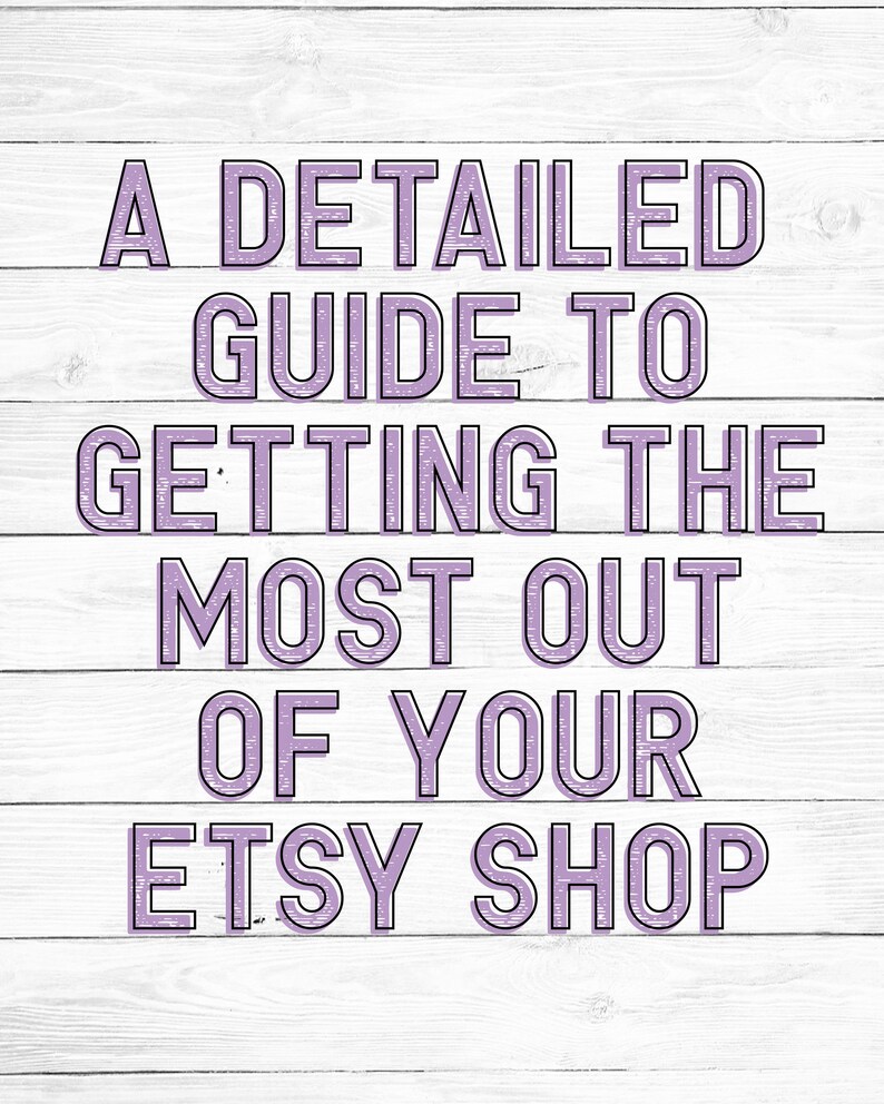 Etsy Secrets How to Run a Successful Etsy Shop Ebook Guide Etsy