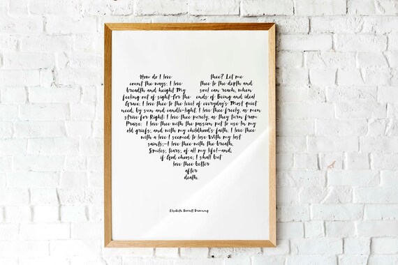 Valentine How Do I Love Thee Let Me Count The Ways Elizabeth Barrett Browning Poem Valentine How Do I Love Thee Let Me Count The Ways Elizabeth Barrett Browning Poem