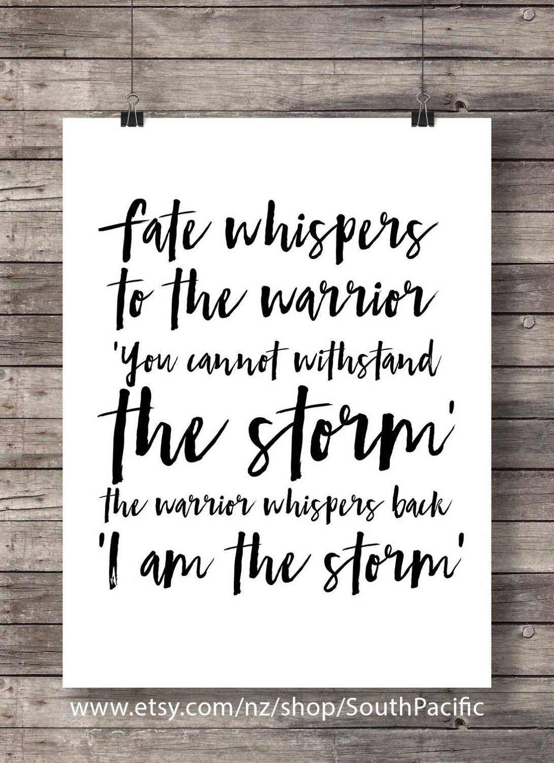 I Am the Storm  The Grief Warrior Project