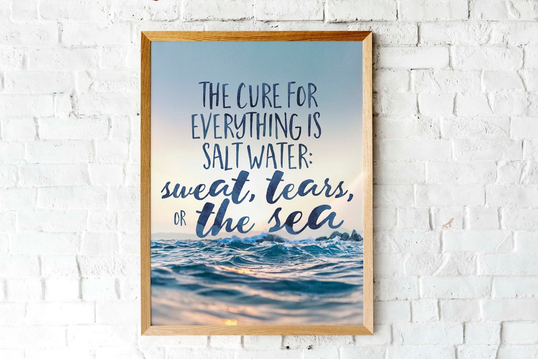 La cura per tutto è l'acqua Stampa artistica, fotografia