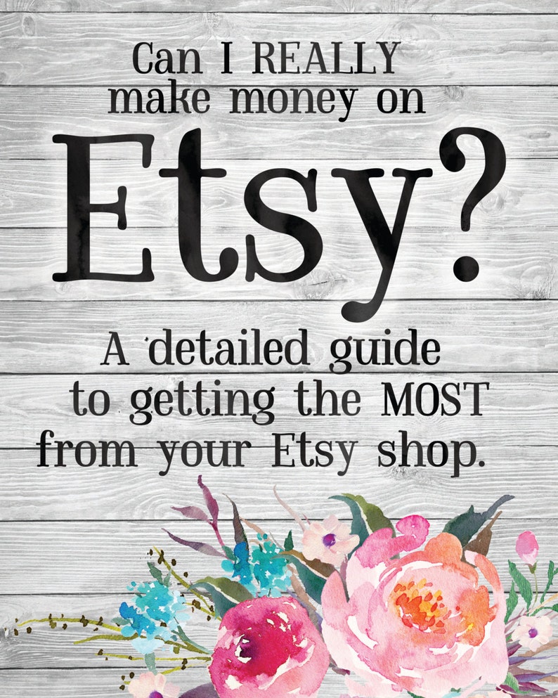 Etsy Secrets How to Run a Successful Etsy Shop Ebook Guide Etsy