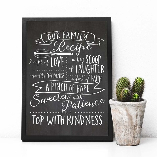 Chalkboard Art Print - Etsy