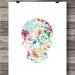 Sugar Skulls Printable Watercolor Floralset of 2 Printable - Etsy