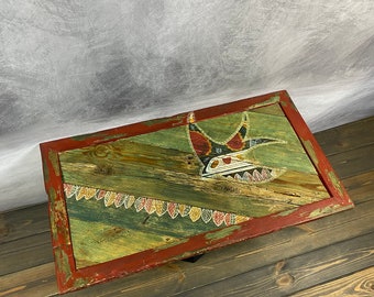 Coffee Table, Farm House Table, Dinning Table, Coffee Table Books, Hand Painted Furniture, Wood Dining Table