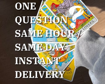 ONE QUESTION Specific Tarot Psychic Reading | Same Hour/Same Day Delivery GUARANTEED