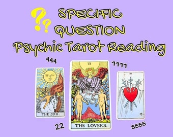 SPECIFIC QUESTION Psychic Tarot Reading | Delivery Guaranteed Within 48hrs