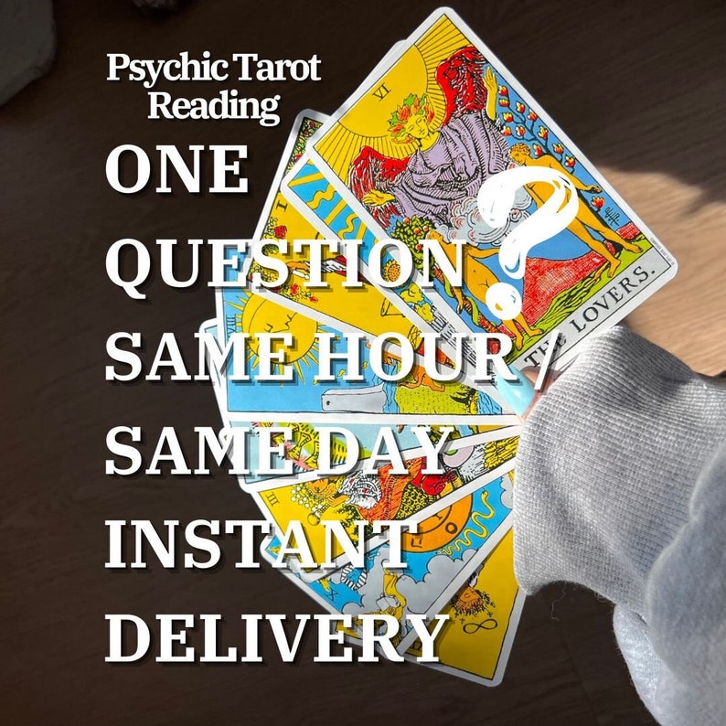ONE QUESTION Specific Tarot Psychic Reading Same Day/same Hour 48 Hr Delivery GUARANTEED Etsy