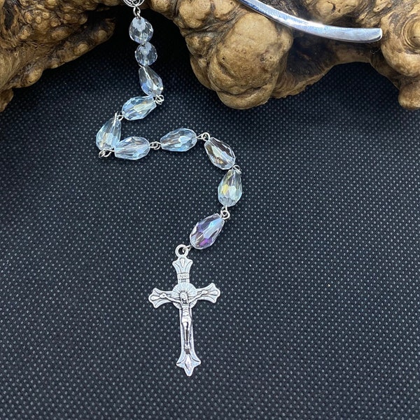 Catholic Bookmark, One Decade Rosary, Spiritual Gifts, First Communion Gifts, Confirmation Gifts, Religious Bookmark, Rosary Bookmark