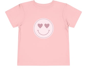 smiley hart ogen liefde - baby, peuter, kinderen - meisjes en jongens grafisch ontwerp tops. T-shirt, T-shirt, sweatshirt, hoody, gepersonaliseerd en op maat