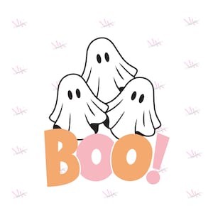 Boo! SVG, Halloween SVG, Ghost SVG,