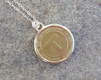 Boston T Token Necklace