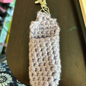 Chapstick holder key chain