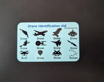 Drone Identification Card -  Business card size (not CAA approved).