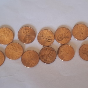Amazing Lot of 15 MS condition One Cent Usa Coins - Lincoln Shield Pennies