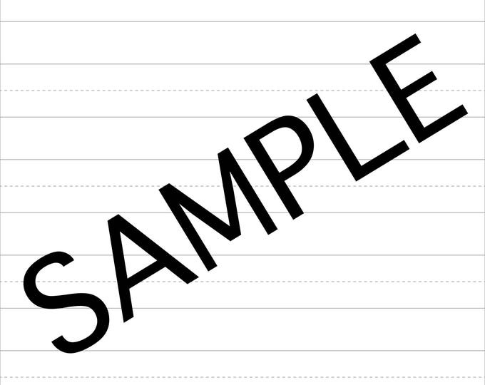 Free Printable Handlettering Blank Sheet