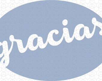 Gracias, Spanish Thank You SVG Project Design