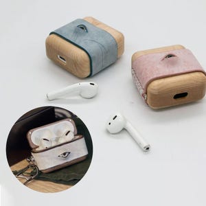 Adatto per le cuffie Apple AirPods Pro4, custodia protettiva in vera pelle fatta a mano, personalizzata e con cancellazione del rumore, FreeBuds Pro 4