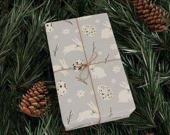 Easter Bunny Egg Premium Wrapping Paper Roll - Eco Friendly Gift Wrap for Birthdays, Holidays and Weddings, Unique Designs, Recyclable