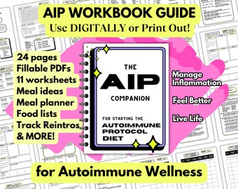 AIP Digital Workbook Guide for Autoimmune Wellness