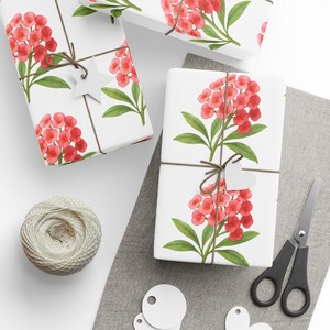 Vibrant Floral Wrapping Paper - Perfect for Birthdays, Weddings, Parties, Baby Showers, Creative Gift Wrapping