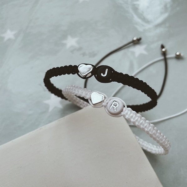 Personalisiertes Paar passendes Armband, individuell passende Armbänder für Paare, Jubiläumsgeschenk für Paare, Geburtstagsgeschenk für sie, Freund