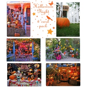 Nuit d'Halloween - paquet de 6 cartes