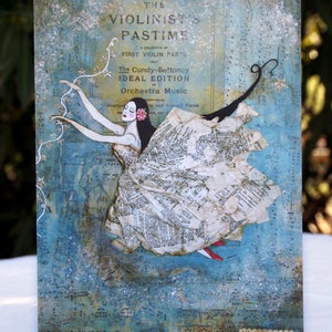 Bright Star of Love 5" x 7" Piega biglietto d'auguri aperto