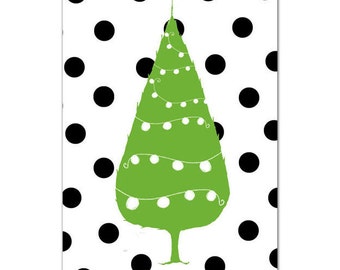 Holiday Polka Dots - 5 Postcard set