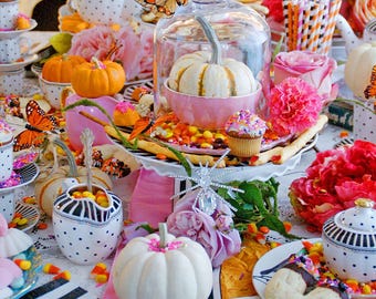 Fanciful Sprinkles Tablescape 8x10 Halloween Print