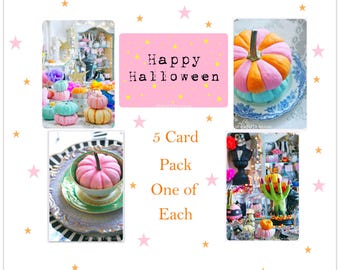 Fanciful Autumn Festivities  - 8 Assorted Postcard Set