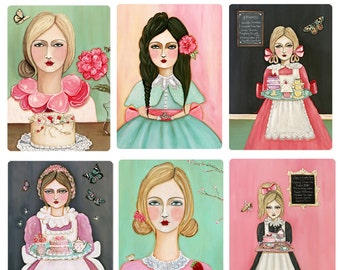 6 Cake Girls - Assorted Card Pack