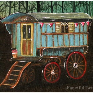 Gypsy Wagon - 5 set de postales