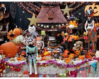 Enchanted Autumn Festivities - 5 Postcard Set