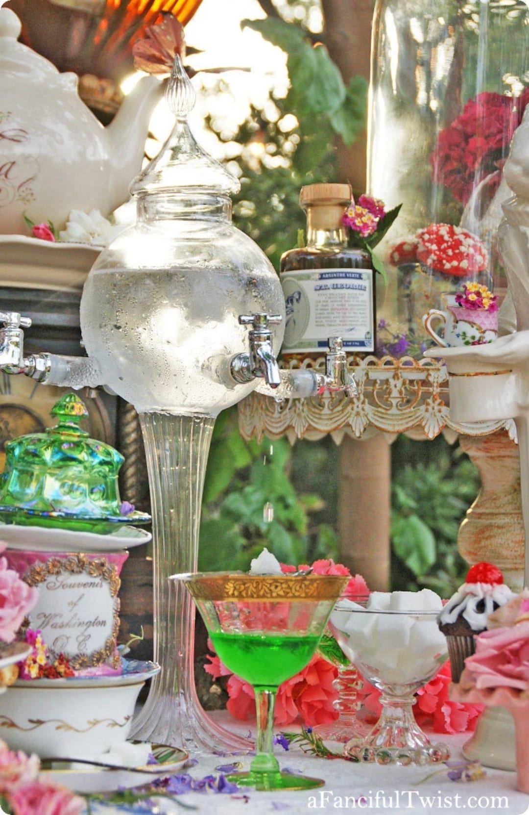 Mad Tea Party With Absinthe - 5 Postcard Set - Etsy