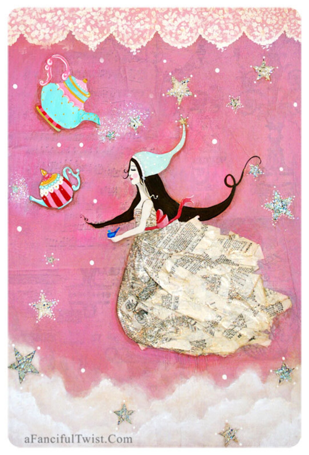 Tea and Magic With the Baker's Daughter 5 Postcard Set Etsy