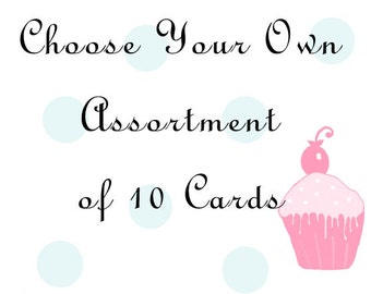 10 Cards of your Choice - Postcard Pack