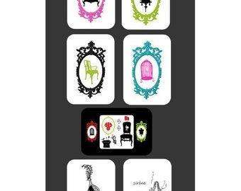 14 postcard set - Charming Medley