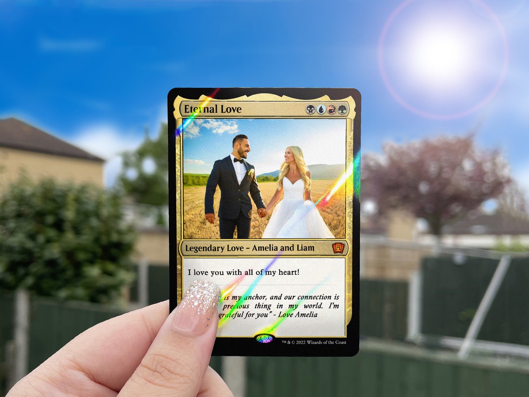Custom Magic the Gathering MTG Personalized Handmade Standard or Foil Card Perfect Gift for