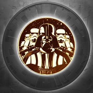 Darth Vader Messingmünze doppelseitig - Star Wars Sammlerstück