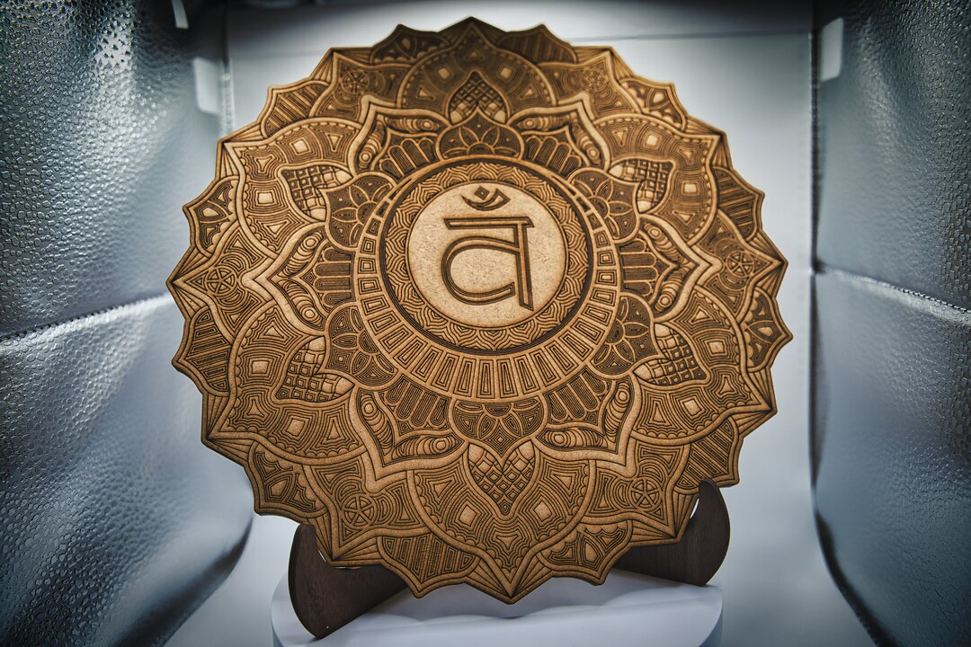 Sacral Chakra - Wall Art Talisman - Mandala Gift for Spiritual Healing ...