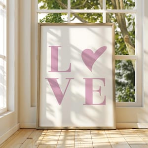 A poster that's using a hand drawn heart.
